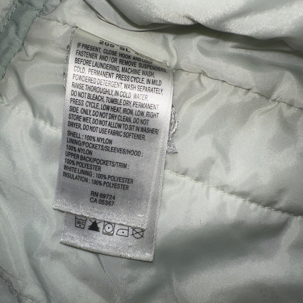 Columbia Vertex Womens Large Sage Green Charcoal Waterproof Hooded Ski Jacket - Picture 14 of 16